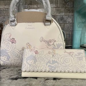 Loungefly Alice In Wonderland Purse and wallet set